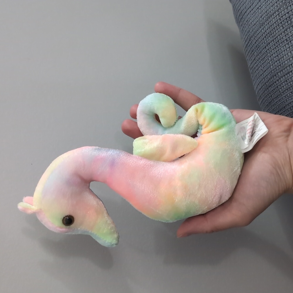 Neon the seahorse ty beanie baby plush